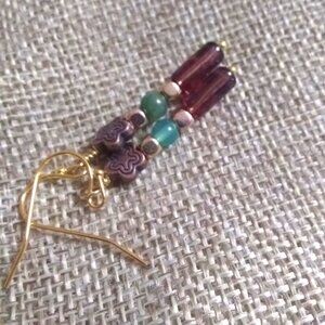 Slim Sleek Slender & Lightweight - Multi-Media Beaded Dangle Earrings!